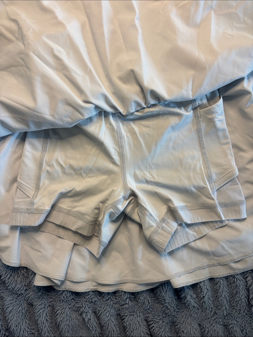lululemon athletica light grey Athletic Skort - Picture 6 of 9